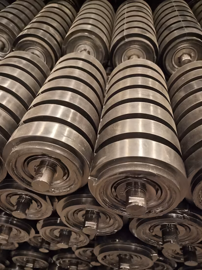 Rouleau de convoyeur d'excellente qualité pour rouleau de retour à impact de Transmission Indus