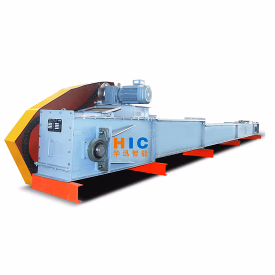 Convoyeur vertical à chaîne de traînée en acier inoxydable 304/316/253 mA pour système d'équipement de manutention de matériaux en vrac