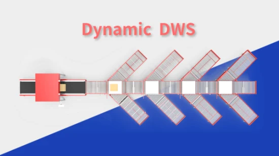 Trieuse verticale à bande croisée pour la livraison postale, CBS linéaire, système Dws intégré avec Oms, Wms, trieuse à roues ERP