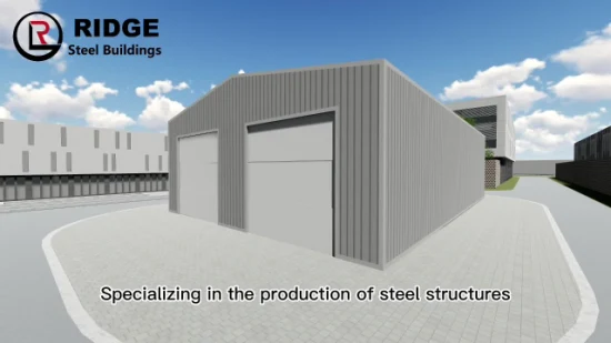 Entrepôt automatisé préfabriqué de prix de construction d'entrepôt de structure métallique